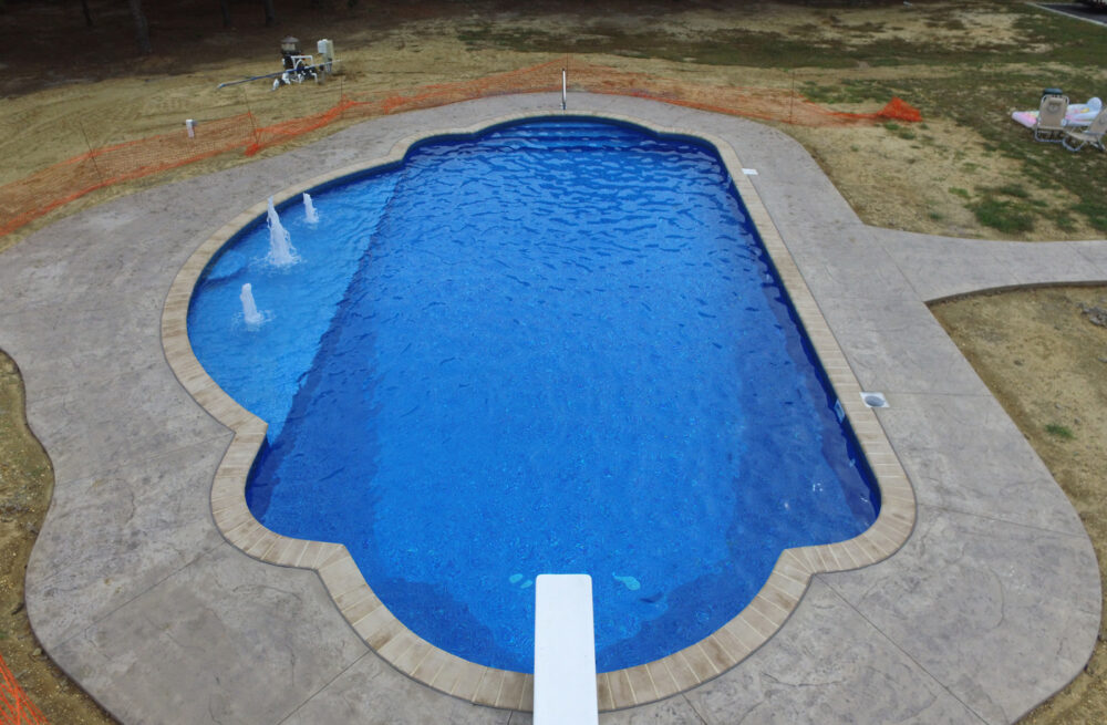 Custom Liner Pool Installation in Shamong, NJ