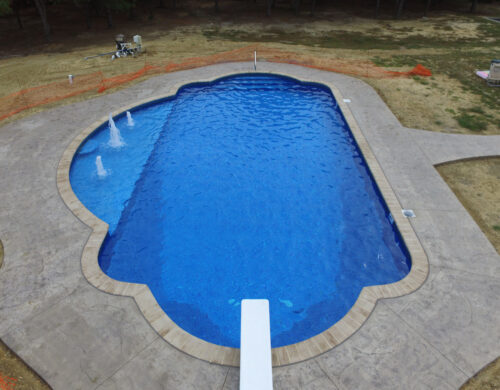 Custom Liner Pool Installation in Shamong, NJ